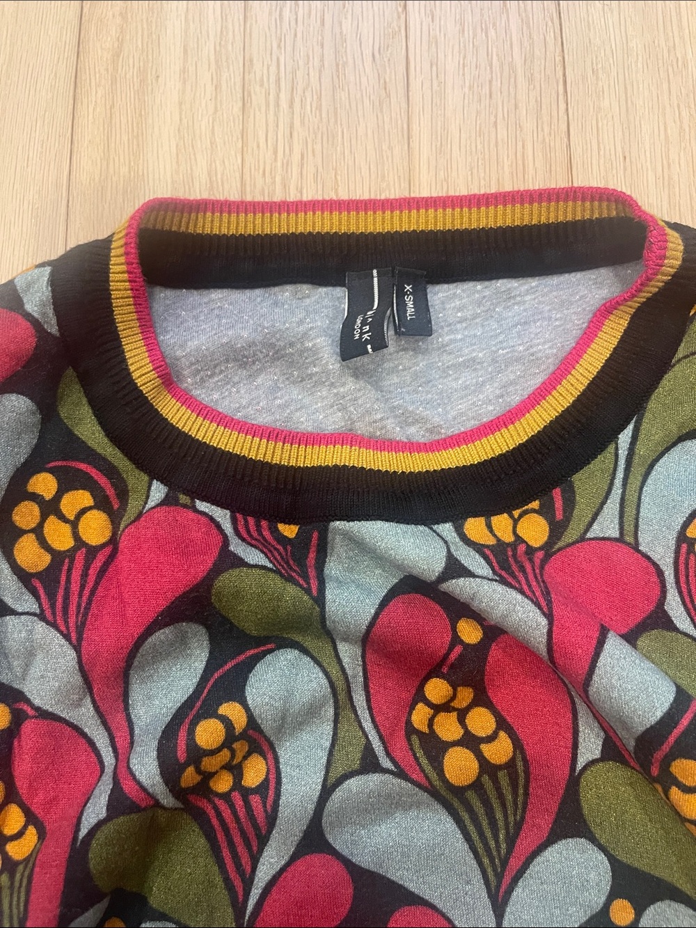 Anthropologie blank London colorful top size XS - Picture 2 of 5
